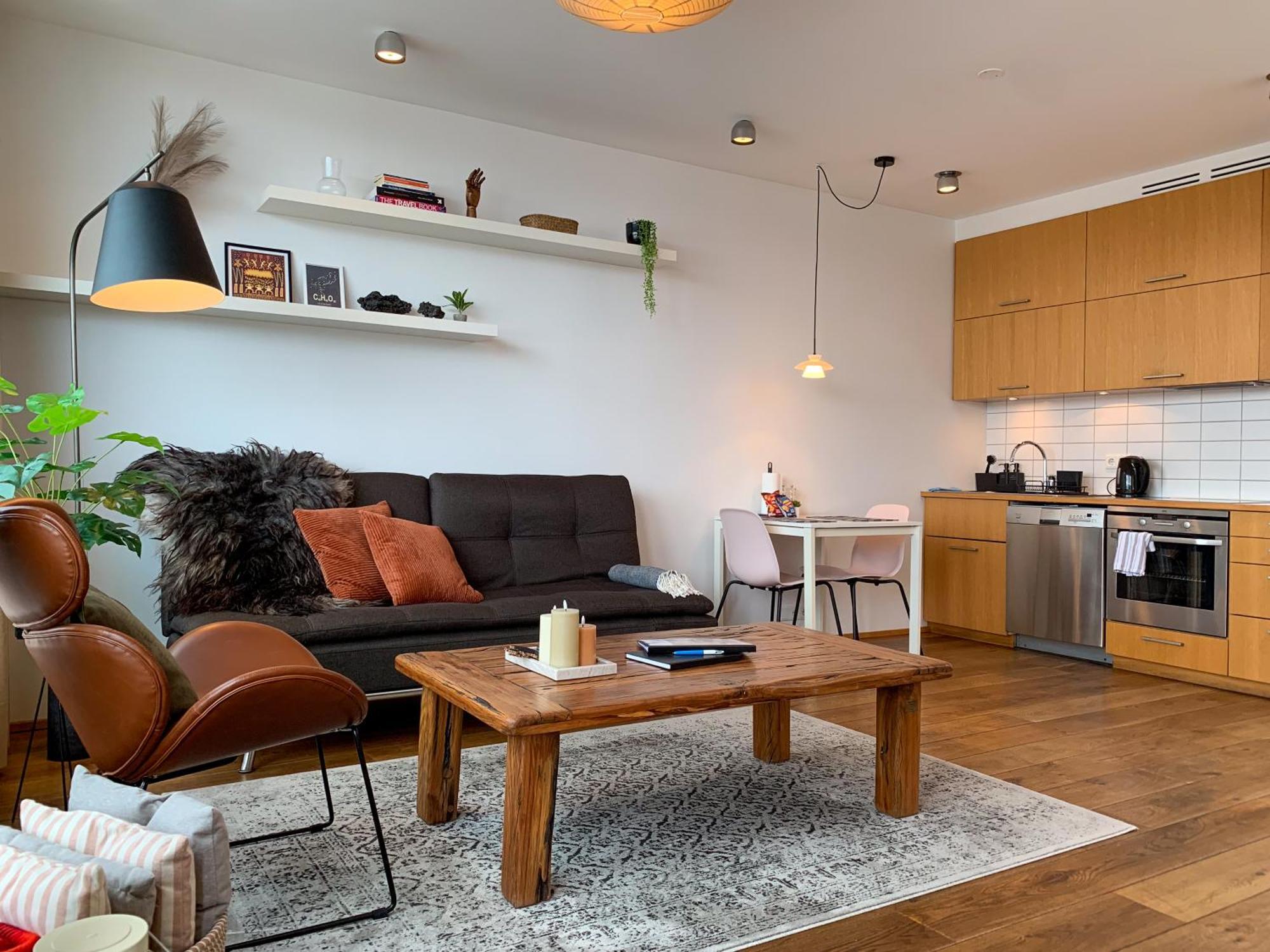 Апартаменты Laugavegur Penthouse Рейкьявик Экстерьер фото
